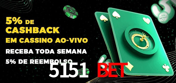 Promoções do cassino ao Vivo 5151 Bet